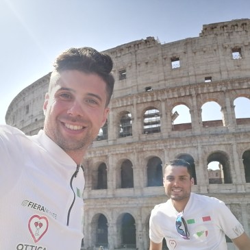 in bici per l'italia roma